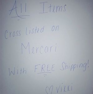 ALL ITEMS CROSS LISTED ON MERCARI